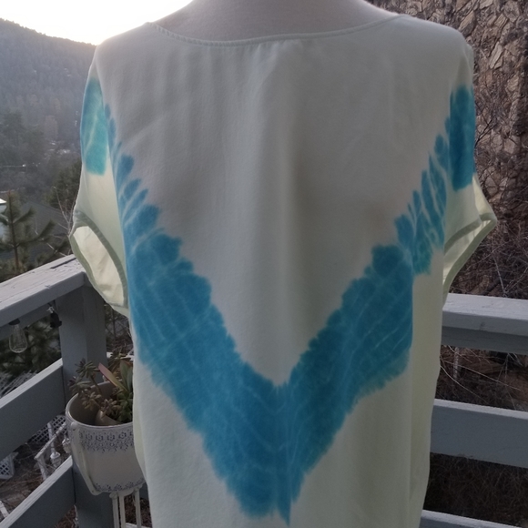 Silk bohemian top size small Gypsy 05 - Picture 7 of 8